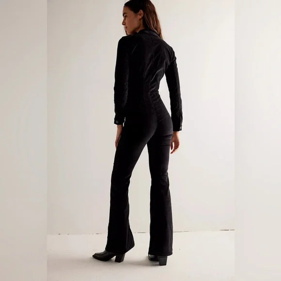 🎉LAST CHANCE🎉 Free People We The Free Jayde Cord Flare Jumpsuit - Picture 2 of 7